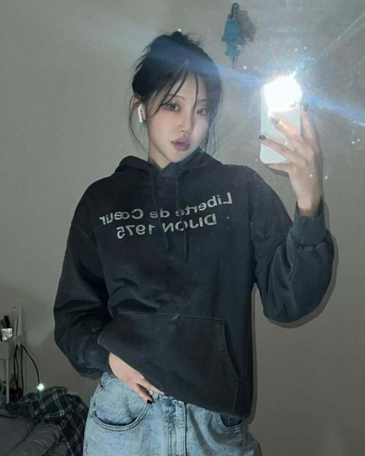 카네이테이 DIJON WASHED HOODIE (CHARCOAL)