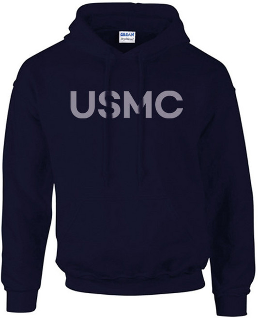 밀리터리 기모 네이비 후드티 USMC