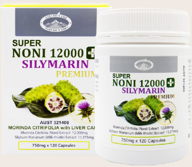 네이처스탑 노니 12000 + 실리마린 120캡슐, 5개, 120정