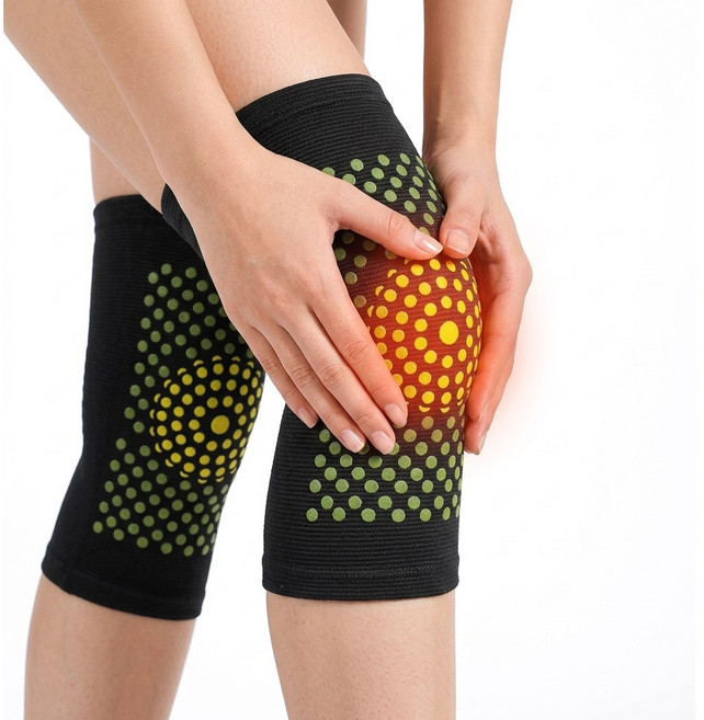 뜨끈뜨끈 온열 자가발열 쑥뜸 무릎보호대, 2개