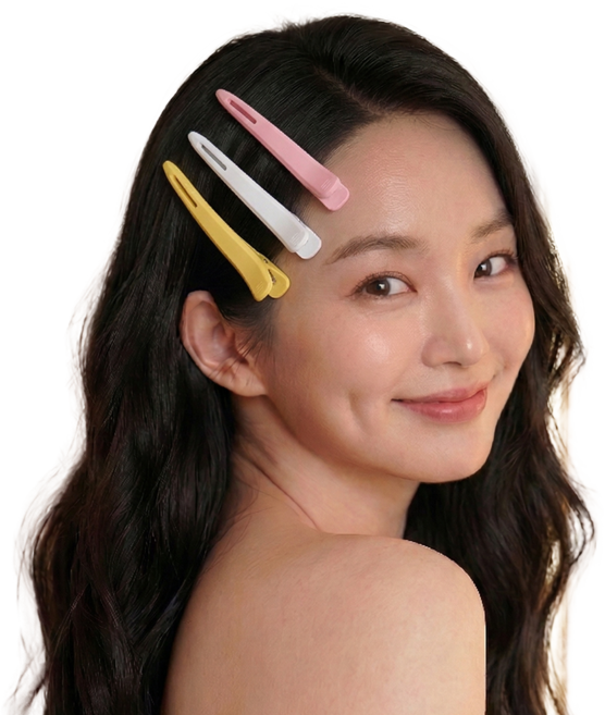 제이로이 논슬립 대형 헤어 집게핀, 6개, 멀티