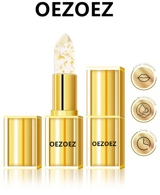 BYMOLIA 鎏金變色護唇膏 滋潤保濕, 1個, Z0030