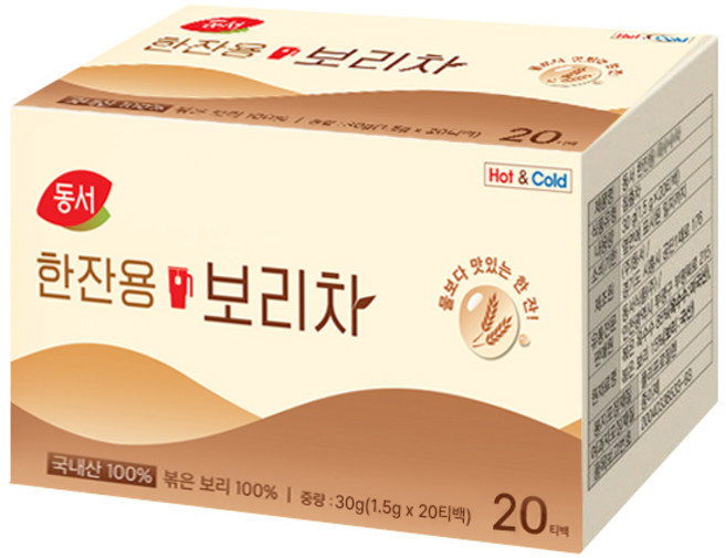 동서 한잔용 보리차 30g(1.5g x 20T) 티백