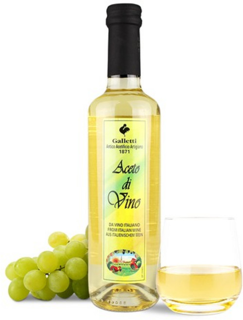 갈레티 이탈리아 화이트 와인 비니거 발효 식초 비네거 500ml, 없음