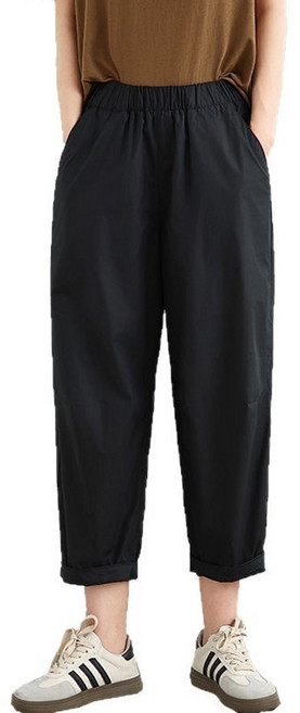 1+1 뉴네임 여성 여름 마바지 린넨바지 7부 9부 밴딩바지 쿨바지