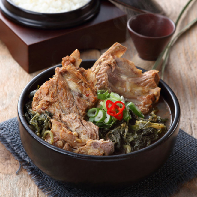 맘앤팩 진 뼈해장국, 5개, 900g