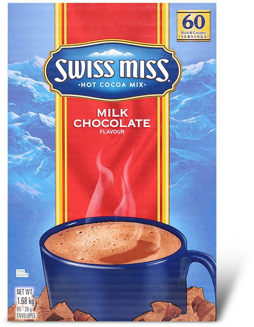 코스트코 스위스 미스 핫 코코아 믹스, 3개, 28g, 60개입, 28g