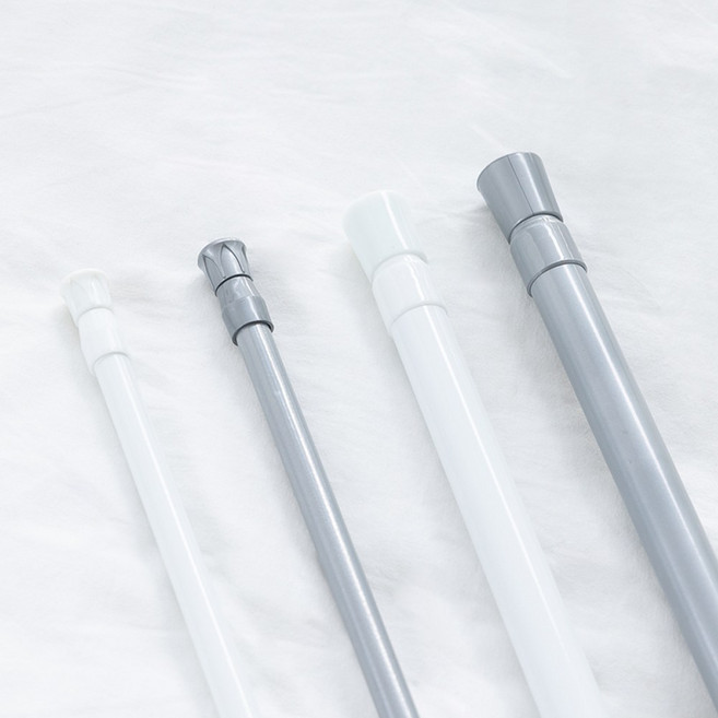 할메이드 분체 압축봉 천장 커튼레일 옷장 커텐 커튼봉 10 size, 18~28cm(직경13mm)그레이