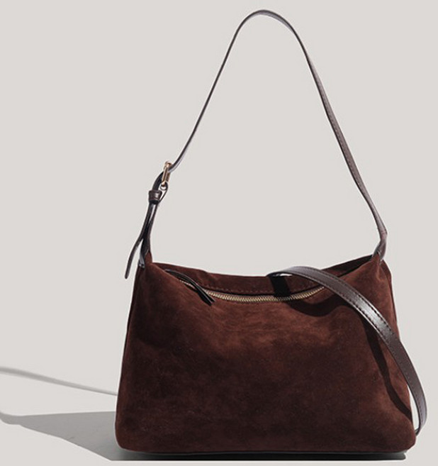 제이네오 스웨이드 가방 숄더백 여성 호보백 데일리 세무 캐주얼 끈조절 크로스백