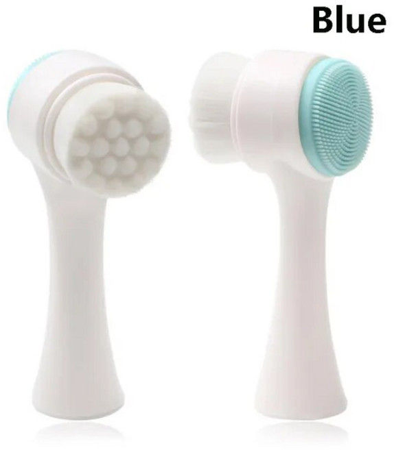 진동클랜저 피부탄력기기 클렌징기계 전동세안기 피부마사지기 홈케어 도매 양면 실리콘 스킨 케어 도구 페이셜 클렌저 브러시 얼굴 청소 진동 마사지 세척 제품
