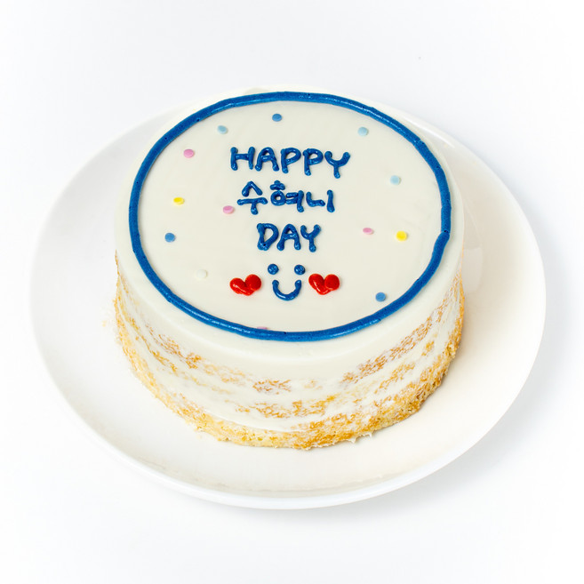 (평일 낮 12시전 주문 오늘출발) 케익팩토리 해피도트, 블루베리크림치즈, 1개, 240g