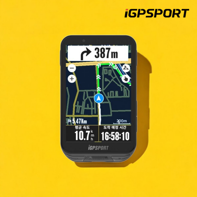 iGPSPORT iGS800 자전거 속도계 네비게이션 풀컬러 터치스크린 GPS, 1개
