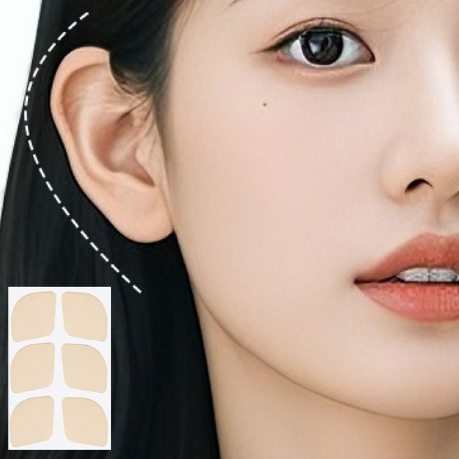 휴무드 엘프귀 요정귀 누운귀테이프, 18개, 반투명