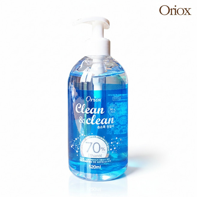 식약처인증 클린앤클린 손소독제 어드밴스드 겔 520ml x 2개