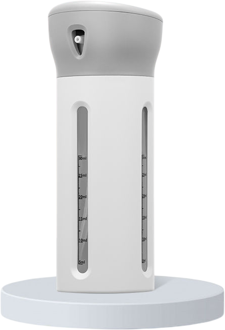 비메리 4in1 트래블보틀 화장품 소분 공병 수영장 여행용 그레이, 1개