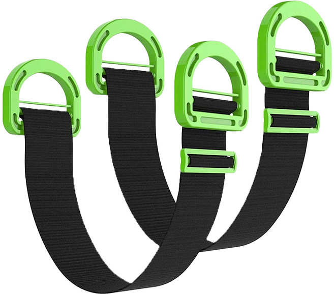 아모란나 이지 리프팅 운반 벨트 이사용 무거운 가전제품 이동 1+1 세트, 2개