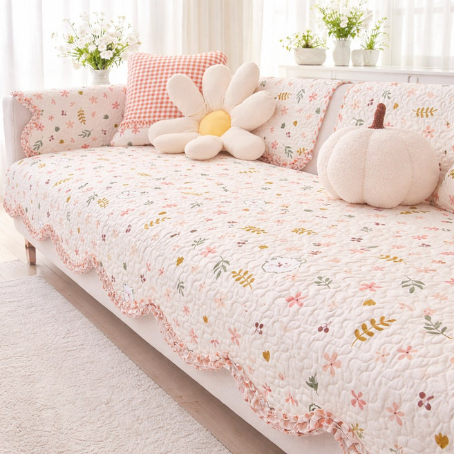 데이브룸 순면 소파패드 논슬립 쇼파매트 덮개