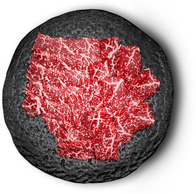 손질 잘 된 1++등급 한우 삼각살 200g 구이용, 1개