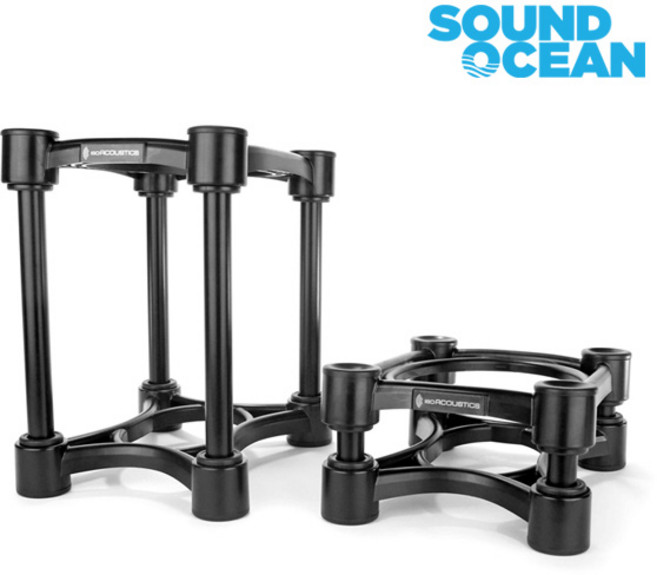 아이소어쿠스틱 스피커 스탠드, ISO-155 (5-6인치 스피커 권장), 블랙