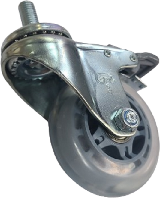 3인치 대차바퀴 인라인바퀴 무소음바퀴 우레탄바퀴 대차600*400용, 1개