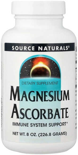 소스 네추럴스 마그네슘 아스코르브산염 8oz(226.8g), 1개, 226.8g - 쿠팡