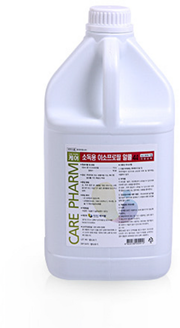 이소프로필 알콜 4L 소독 세척 기름때, 1개