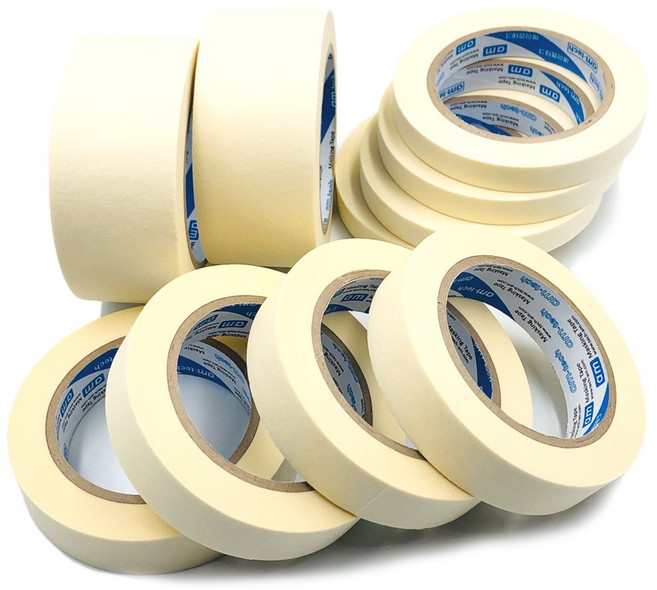 소유 종이 도장 마스킹테이프 15mm~50mm(폭) x 40M 낱개, 1개