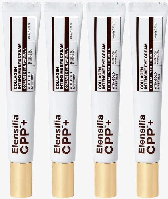 [엘렌실라] 프랑스 콜라겐 함유 주름개선 리프팅 아이크림 눈가주름 눈가탄력 보습 눈가안티에이징 눈가전용 콜라겐 펩타이드 단백질 아미노산 아이크림, 20g, 4개 - 쿠팡