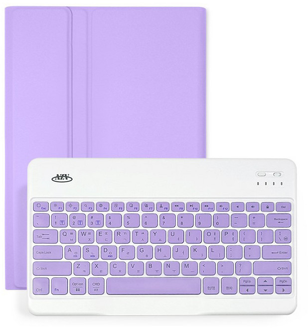 삼성 갤럭시탭 S10 플러스 콤비 12.4인치 블루투스 키보드 S펜수납 케이스, 콤비 라벤더