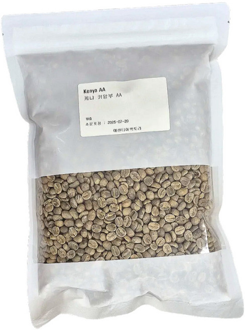 신선한 케냐 AA 키암부 커피 생두 뉴크롭, 500g, 1개