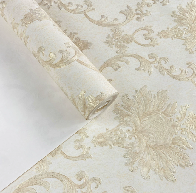 일반벽지 붙이는벽지 풀바른벽지 붙이는벽지시트지, 연한 샴페인