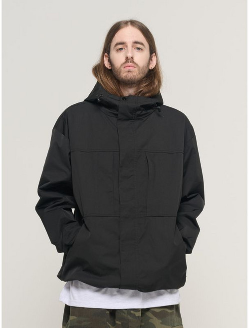 카고브로스 4D TECH WINDBREAKER JACKET BLACK