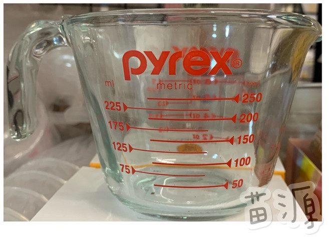 Pyrex 強化玻璃單把量杯, 1個, 250ml, 250ml, N/A