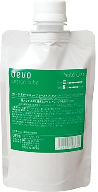 웨이보 디자인 큐브 홀드 왁스 200 리필용 클리어 200 그램 (x 1), 222g, 1개