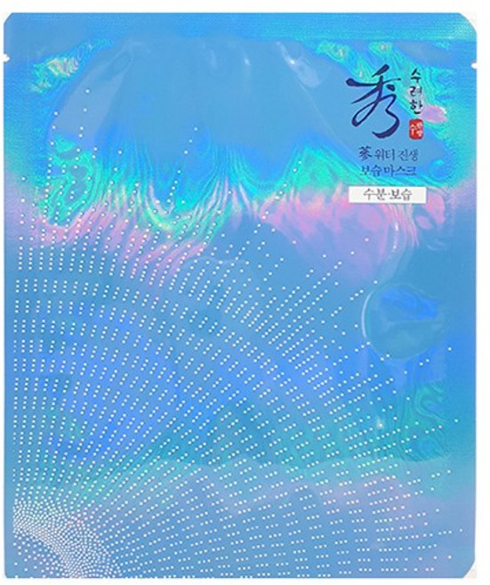 수려한 워터 진생 보습 마스크 28ml, 1개, 1개입