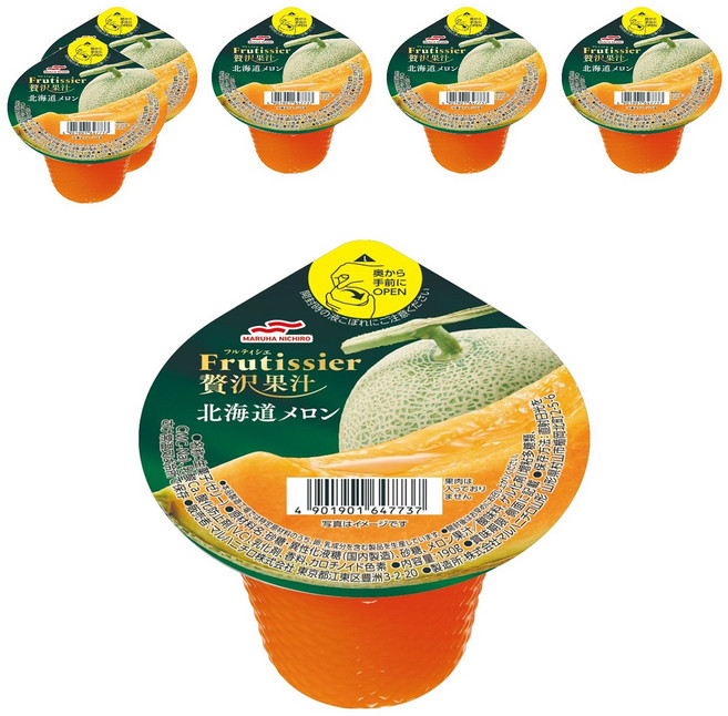 Maruja 日清 Fruitsier 奢華果汁 北海道哈密瓜, 190g, 6個