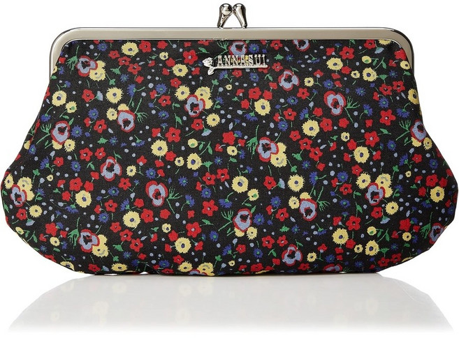 ANNA SUI 안나 수이 업 사이클 파우치 여성 지갑 315840 블랙