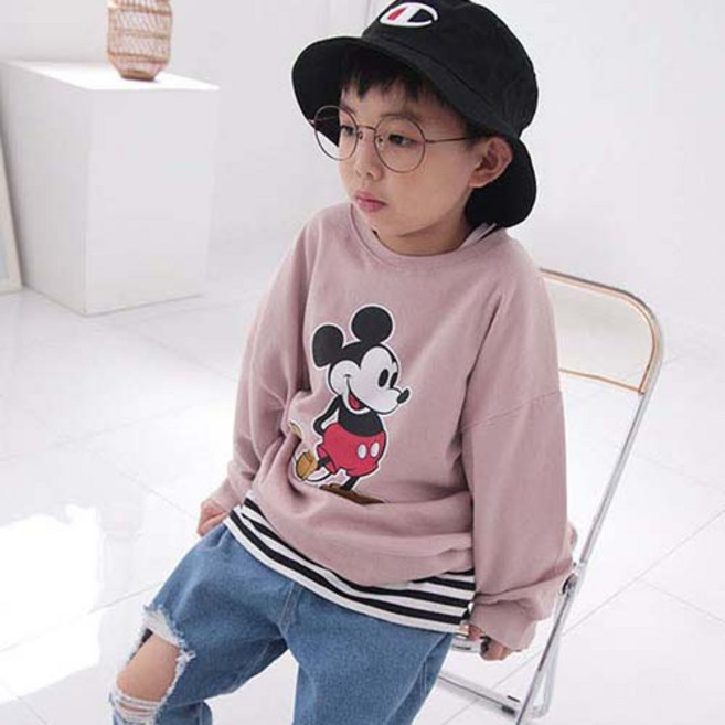 소년마켓 멀티 미키 맨투맨