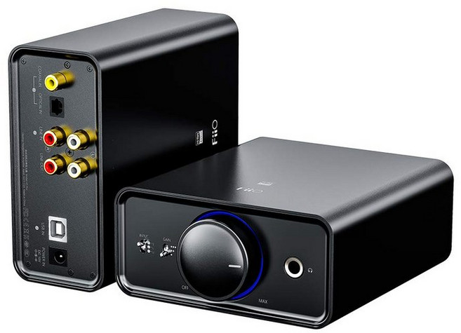 Fiio K5 Pro 헤드폰 앰프 휴대용 데스크톱 DAC 및 768K/32비트 가정용/PC용 6.35mm 출력/RCA 라인 출력/동축/광학 입력용 네이티브 DSD512