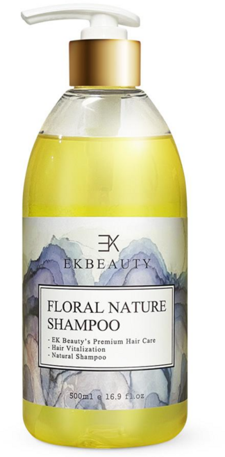 이케이뷰티 두피케어 탈모완화 천연샴푸 두피염증 가려움진정 비듬 가는머리 쉽게빠지는머리개선 두피냄새제거 약산성 남녀노소모두사용, 500ml, 1개