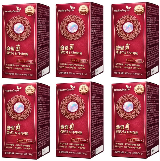 갱년기 회화나무추출물 여성 호르몬 관리 카테킨 다이어트 체중관리, 6박스, 60정