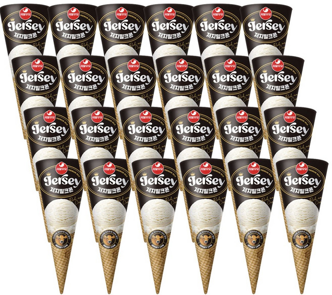 서울우유 [T]서울우유 저지밀크콘 프리미엄 아이스크림, 24개