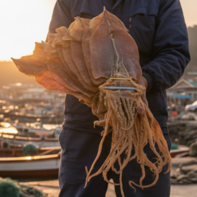 마른 오징어 동해안 해풍건조 마른오징어, 1개, 1.3kg (10미)