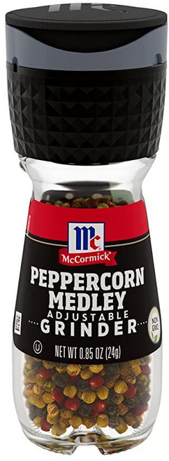 McCormick Peppercorn Medley 그라인더 24.1g(0.8온스), 24g