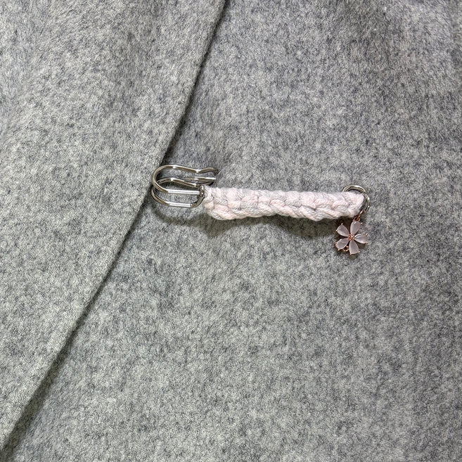 국산 핸드메이드 빅옷핀 예쁜 여성 매듭 브로치 브롯지 옷고정 선물