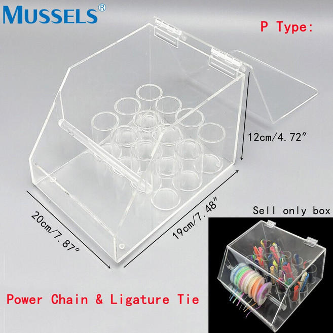 치과용 아치형 거치대 교정 결찰 박스 파워 체인 플레이서 파우치 케이스 아치 와이어 보관 디스펜서 송진 정리함 치과 의사, P- Chain Tie Placer, 1개