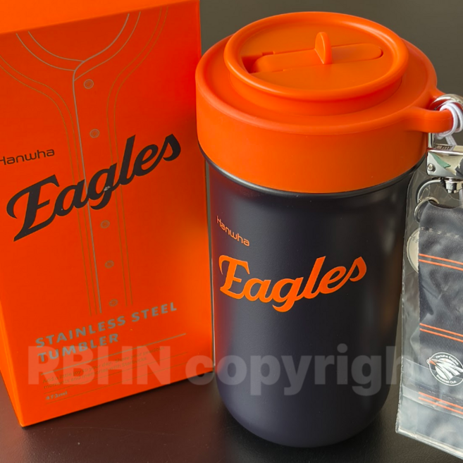스벅 KBO 콜라보 텀블러 캔쿨러, 1개, 한화 이글스