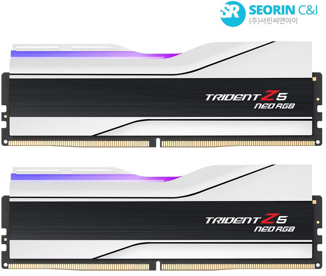 지스킬 DDR5 6000 CL36 TRIDENT Z5 NEO RGB J 화이트 패키지 32GB(16Gx2)