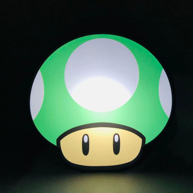 물음표 무드등 포인트등 사운드 남친선물, 버섯등 초록색
