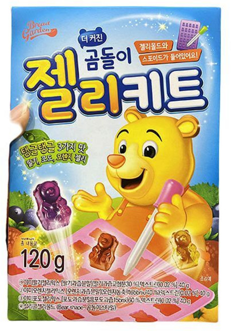 BG 곰돌이 젤리키트, 114g, 1개